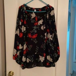 Womens peasant sleeve blouse size XXL